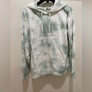 Vans women’s hoodie light green large hooded sweatshirt
